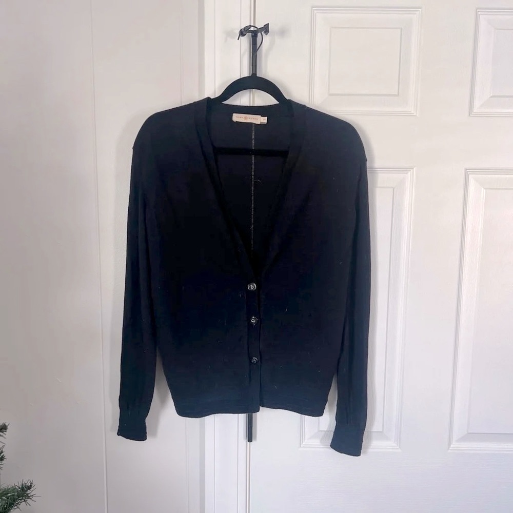 Tory Burch Navy Cardigan size S